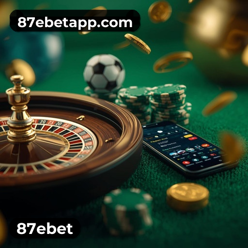 Aplicativo móvel 87ebet para iOS e Android